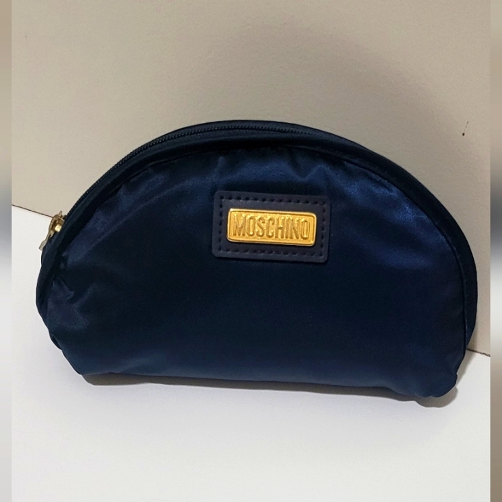 Moschino Navy pouch